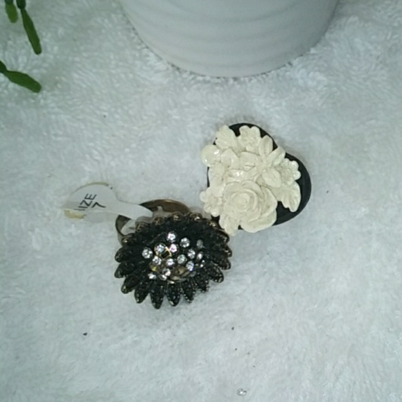 Vintage Romantic Style Adjustable Rings